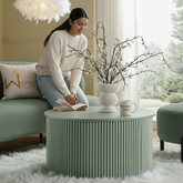 Round modern coffee table